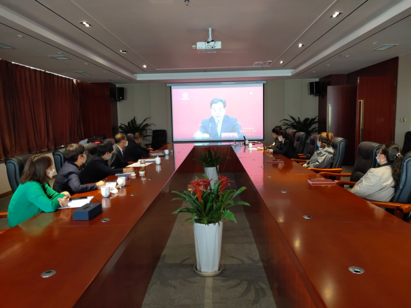 省物產集團組織干部職工收看&ldquo;中國這十年&middot;青海&rdquo;主題新聞發布會